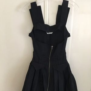 Preen by Thornton Bregazzi Black apron dress